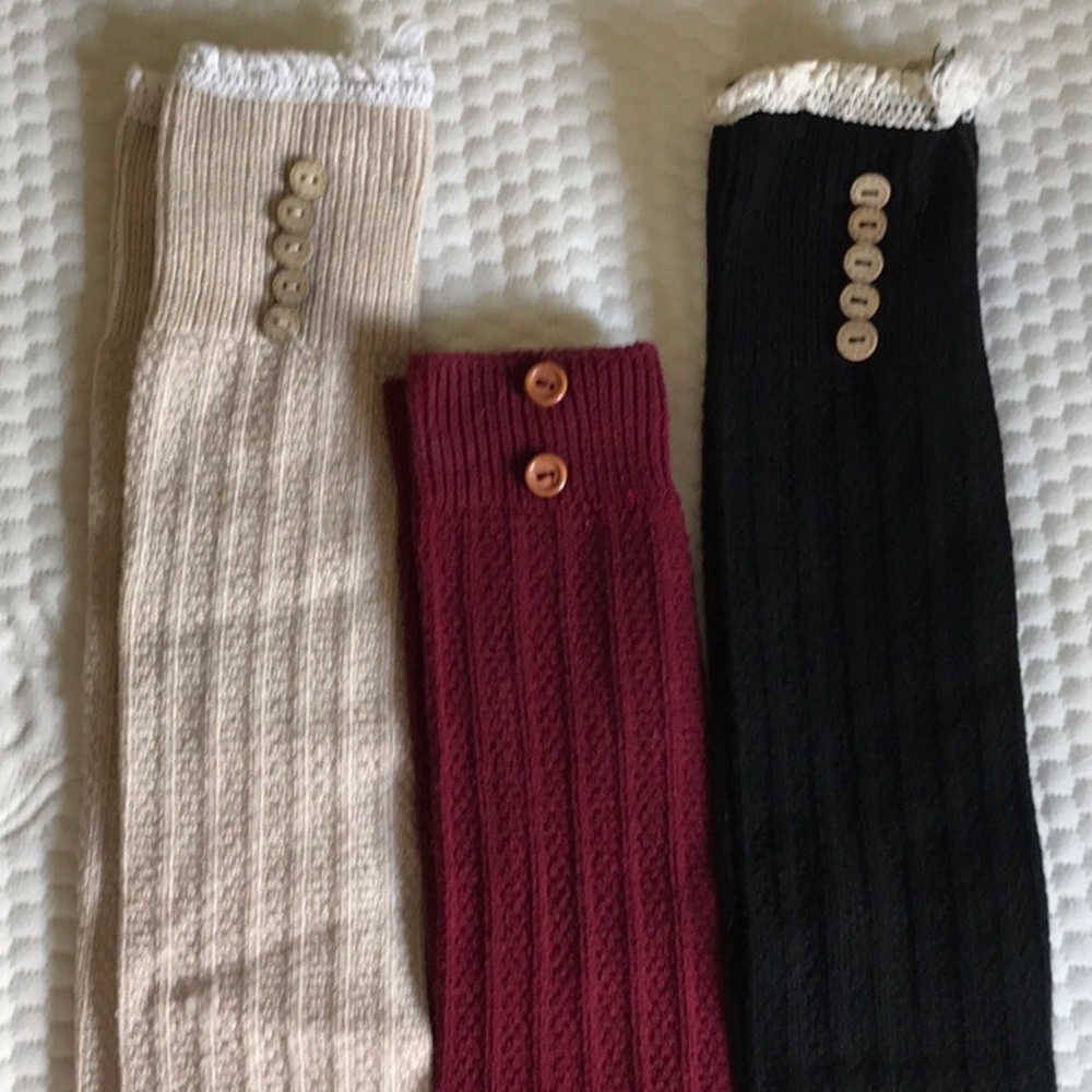 Urban Outfitters boot socks w/ faux buttons.NWOT
